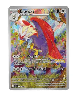 Pokemon Surging Sparks - Braviary Illustration Rare 214/191 - NM-MT OR BETTER - Image 1