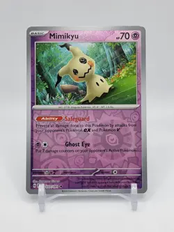 Mimikyu 037/091 Reverse Holo - Pokemon TCG - Paldean Fates - NM/M - Image 1