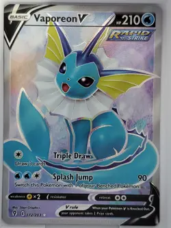 Eevee V Eeveelutions Lot Of 4 Pokemon TCG Evolving Skies Crown Zenith - Image 4