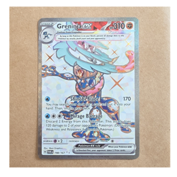 Pokemon Greninja ex 198/167 SV06 Twilight Masquerade Ultra Rare Full Art Holo - Image 1