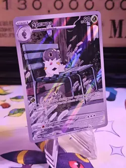 Pokemon TCG Spewpa 089/088 Perfect Order EN Holo Illustration Rare 80HP - Image 1