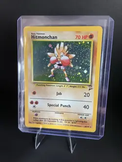 The Pokemon Company Hitmonchan Base Set 2 Holo Rare 8/130 HP70 Basic Sugimori - Image 1