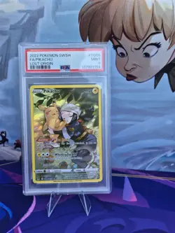 Pikachu Lost Origin PSA 9 2022 Pokemon Sword & Shield Lost Origin #TG05 - Image 1