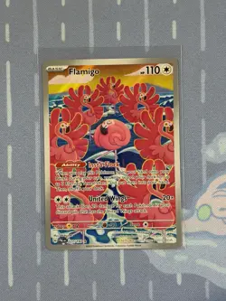2023 Pokemon SV Paldea Evolved Flamigo Illustration Rare #227/193 - Image 1