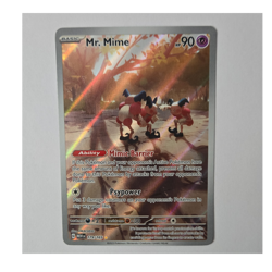 Pokemon TCG Mr. Mime 179/165 Sv: Scarlet & Violet 151 IR Holo Eng 2023 90HP - Image 1