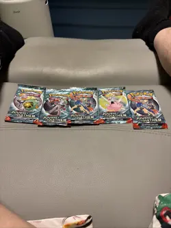Pokemon TCG Scarlet Violet Journey Together Booster Packs Lot of 5 From NEW CASE - Image 2