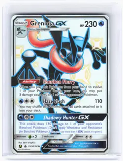 2019 Pokemon—Greninja GX #SV56/SV94 Hidden Fates: Shiny Vault—SHR Foil (Damaged) - Image 1