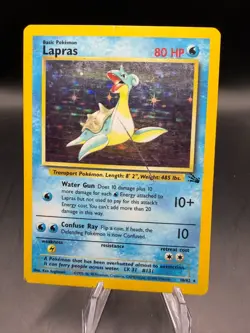 TCG POKEMON LAPRAS HOLO FOSSIL 10/62 - Image 1