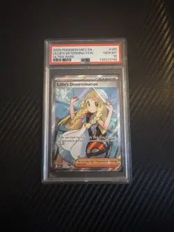 Pokemon Lillie's Determination Mega Evolution Ultra Rare Holo 169/132 PSA 10 - Image 1