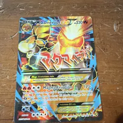 Pokemon M Camerupt EX XY198A Promo Holo Alternate Art Mega 2017 5ban Graphics - Image 1