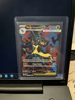 MEGA LUCARIO EX 160/132 ULTRA RARE MEGA EVOLUTION POKEMON NEAR MINT 1 - Image 1