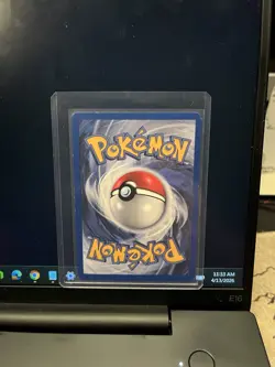2000 Pokemon English Entei 244 Reverse Holo Black Star Promo LP Vintage - Image 2