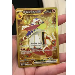 Pokemon Skeledirge ex Hyper Rare Full Art Holo Sv02 272/193 Eng 2023 340HP - Image 1
