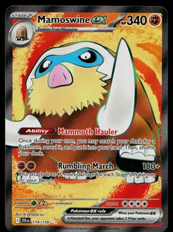 Pokemon SV09: Journey Together 174/159 Mamoswine ex - Image 1