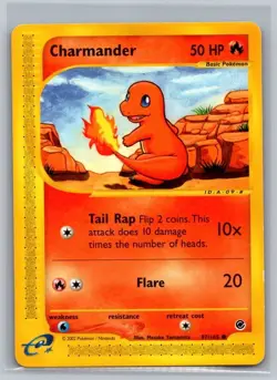 Charmander 97/165 Common Expedition Base Set Pokemon Lightly Played - Image 1