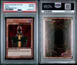 Psa 8 Yu Gi Oh 1st Edition Jinzo Premium Gold - Image 5