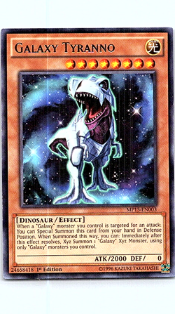 Galaxy Tyranno MP15-EN003 Yu-Gi-Oh! Light Play 1st Edition - Image 1