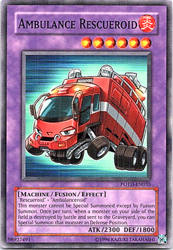Ambulance Rescueroid POTD-EN035 Yu-Gi-Oh! Light Play Unlimited - Image 1