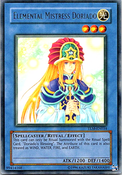Elemental Mistress Doriado TLM-EN034 Yu-Gi-Oh! Moderate Play Unlimited - Image 1