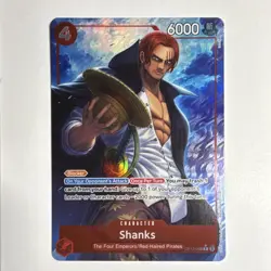 Bandai Shanks Alternate Art Foil Rare OP12-008 Legacy of the Master 6000 English - Image 1