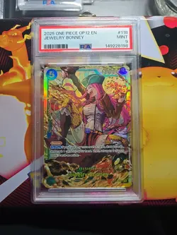 (PSA 9) Jewelry Bonney OP12-118 (Legacy of the Master) English - Image 1