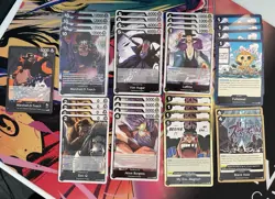 Marshall.D.Teach Black OP09 Leader Full Deck One Piece TCG - Image 1