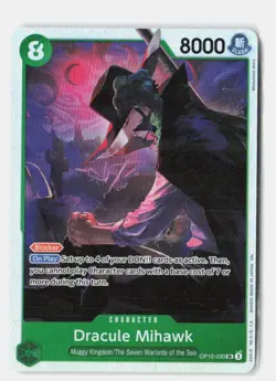 Dracule Mihawk OP12-030 Super Rare Legacy of the Master One Piece Near Mint - Image 1