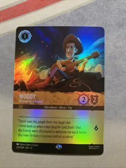 Woody - Waiting for a Friend - Epic 205/204 - Wilds Unknown Disney Lorcana - Image 1