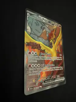 Team Rocket's Moltres ex - (Destined Rivals Stamp) 208/182 Miscellaneous Cards & - Image 2