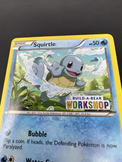 Squirtle 14/101 Rare Promo Build-A-Bear Workshop Exclusive Pokemon Card 2013 MP - Image 2