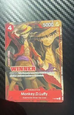 Monkey.D.Luffy - P-007 (Winner Pack Vol. 1) P-007 One Piece Promotion Card - Image 1