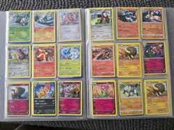 Pokemon TCG 144-Card Lot w/ Charizard & Giovanni’s Nidoking EX GX Holo/Foil - Image 3