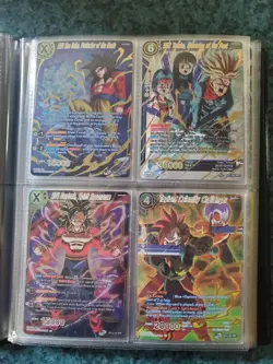 Dragon Ball Z Card Binder Collection Lot 56 Cards SR, SPR NM - Image 4