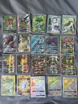 Pokemon Card TCG Card Lot Ultra Rares + Hollows(ex,gx,V,fullart, Etc) READ DESC - Image 1