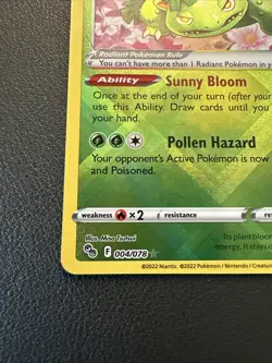 Pokemon Go Radiant Venusaur Holo TCG Card 004/078 NM Condition - Image 5