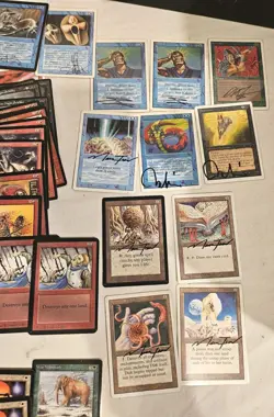 Vintage Magic the Gathering cards with 1996 WOTC Art box And Art Prints 🚨READ - Image 2