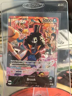 Brook OP15-022 Alt Art Leader Adventure on KAMI's Island ONE PIECE Card English - Image 1