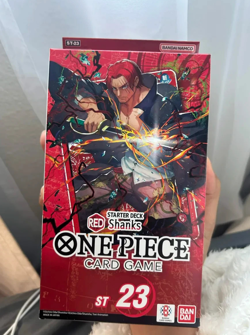 Bandai One Piece Card Game Red Shanks Starter Deck ST-23 English 2024 - Image 1
