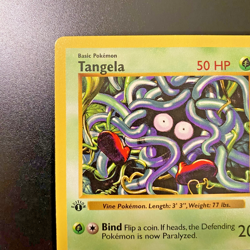 Tangela 66/102 1st Edition Shadowless Base Set Regular NM - Pokemon Card - Image 2