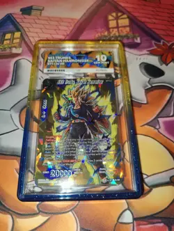 SS3 Trunks, Saiyan Harmonizer BT7-126 ISR ACE GRADED 10 Dragonball Card English - Image 1
