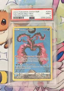 Galarian Moltres SWSH284 SWSH: Sword & Shield Promo Cards Holo PSA 9 - Image 1