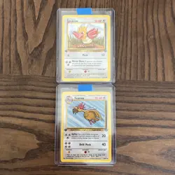 Spearow 62/64 Fearow 36/64 - 1st Edition Jungle - Pokemon Card Lot - NM - Image 3