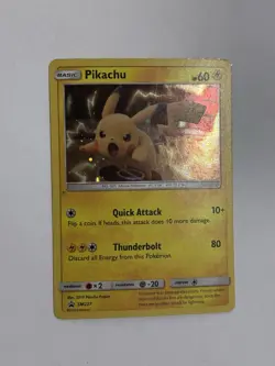 Pokemon Pikachu SM227 Sm Promo Holo 2019 Basic Card TCG English - Image 1