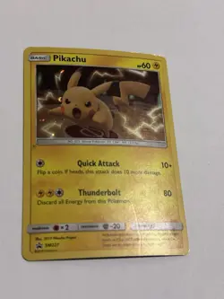Pokemon Pikachu SM227 Sm Promo Holo 2019 Basic Card TCG English - Image 2