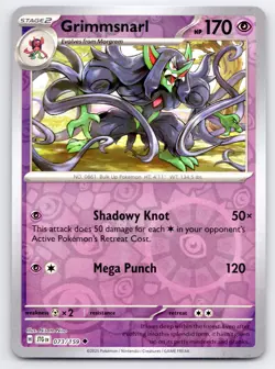 Pokemon Grimmsnarl SV09: Journey Together JTG Reverse Holo 073/159 NM - Image 1