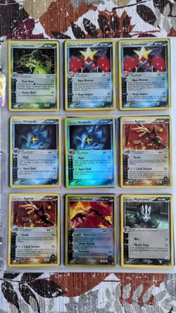 Pokemon EX Team Aqua Vs Team Magma Lot Of 72 Cards (2004) - Image 1