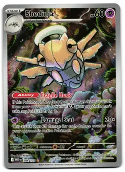 Shedinja 144/132 - 🌊 Mega Evolution Illustration Rare Pokemon TCG 🖤 - NM - Image 1