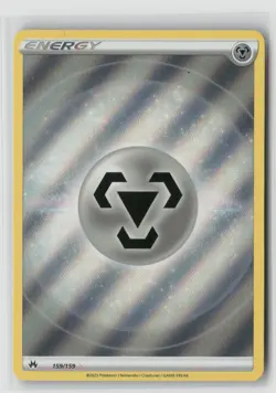 METAL ENERGY 159/159 CROWN ZENITH TEXTURED POKEMON TCG NM - Image 1