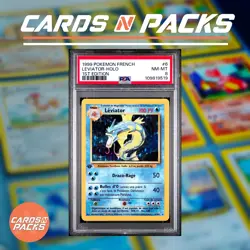 Carte Pokemon Leviator 6/102 Holo Set de base Edition 1 PSA 8 ✨ - Image 1