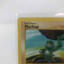 1999 Machop 52/102 Base Set Card (1st Edition) (Shadowless) Pokemon TCG - LP - Image 3